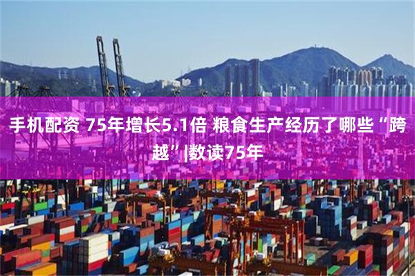 手机配资 75年增长5.1倍 粮食生产经历了哪些“跨越”|数读75年