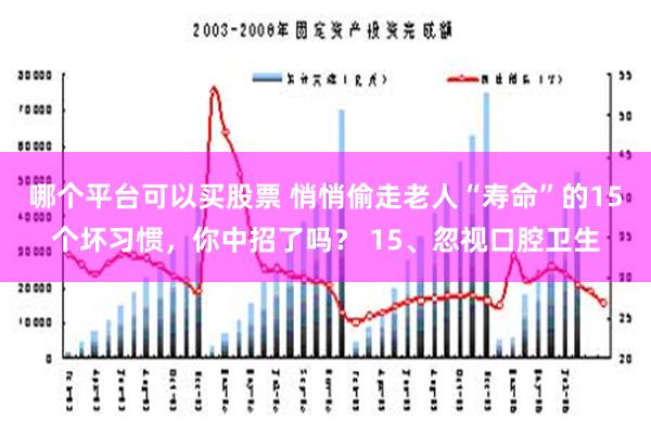 哪个平台可以买股票 悄悄偷走老人“寿命”的15个坏习惯，你中招了吗？ 15、忽视口腔卫生