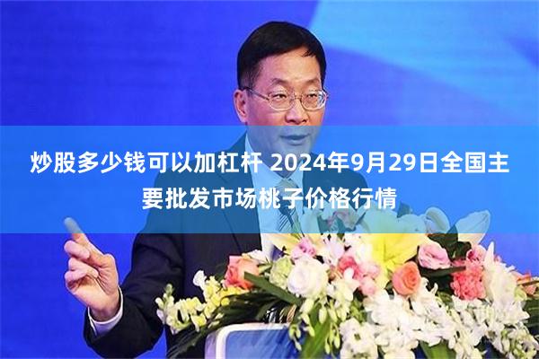 炒股多少钱可以加杠杆 2024年9月29日全国主要批发市场桃子价格行情